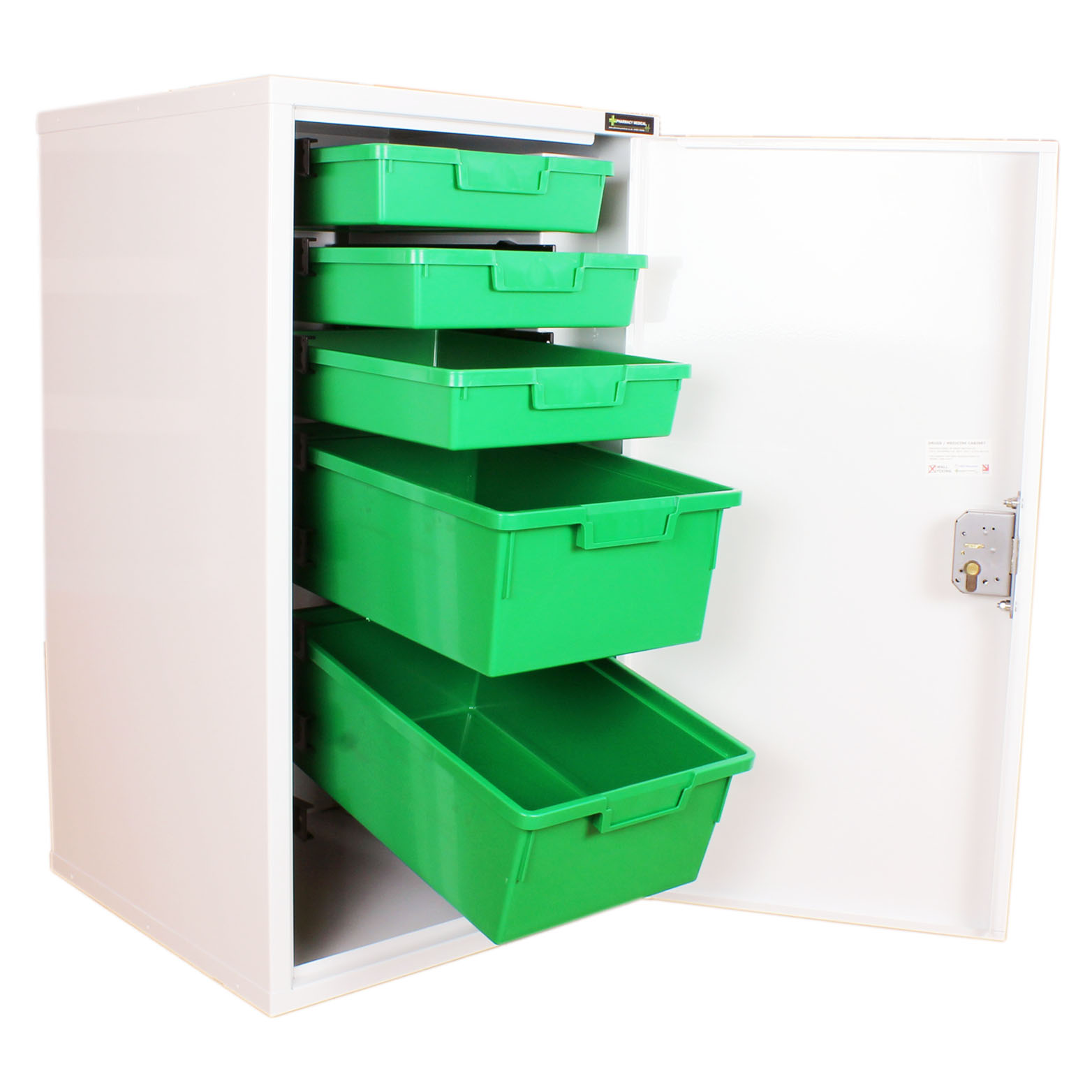 Medicine Base Unit | Plastic Trays 870mm High | BU01