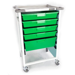 CareKart | 4 x 80mm, 1 x 160mm Trays | HECCK102