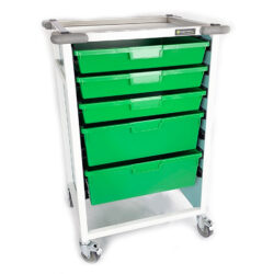 CareKart | 3 x 80mm, 2 x 160mm Trays | HECCK104