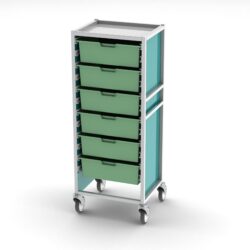 CareKart | 2 x 80mm, 5 x 160mm Trays | HECCK117
