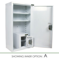 Medicine Cabinet with Internal Controlled Drugs Cabinet | 900mm H x 500mm W x 300mm D | HECCMC350
