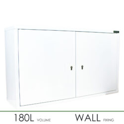 Double Locking, Double Door Medicine Cabinet | 600mm H x 1000mm W x 300mm D | HECMC423