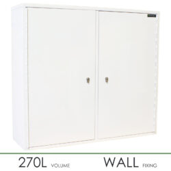 Double Locking, Double Door Medicine Cabinet | 900mm H x 1000mm W x 300mm D | HECMC424