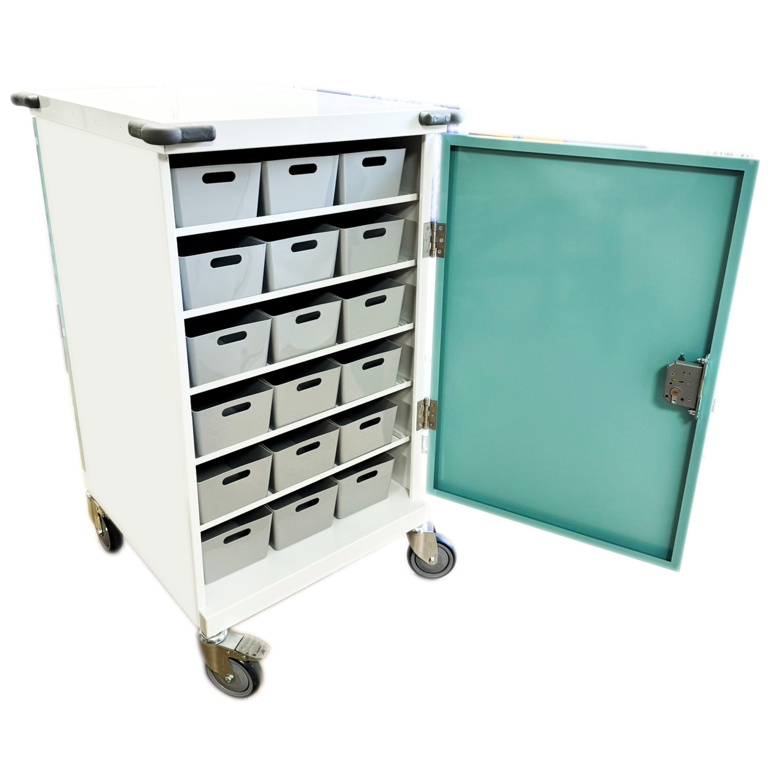 36 Tray Double Sided Original Packaging Drugs Trolley | HECT660 - Image 2