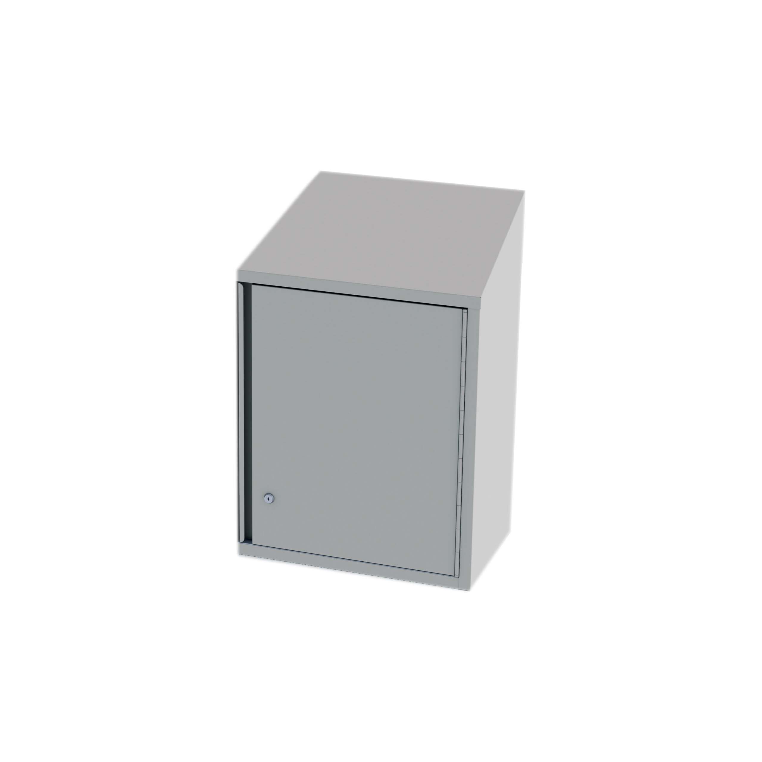 Wall Cupboard with Sloping Top | 300mm Wide