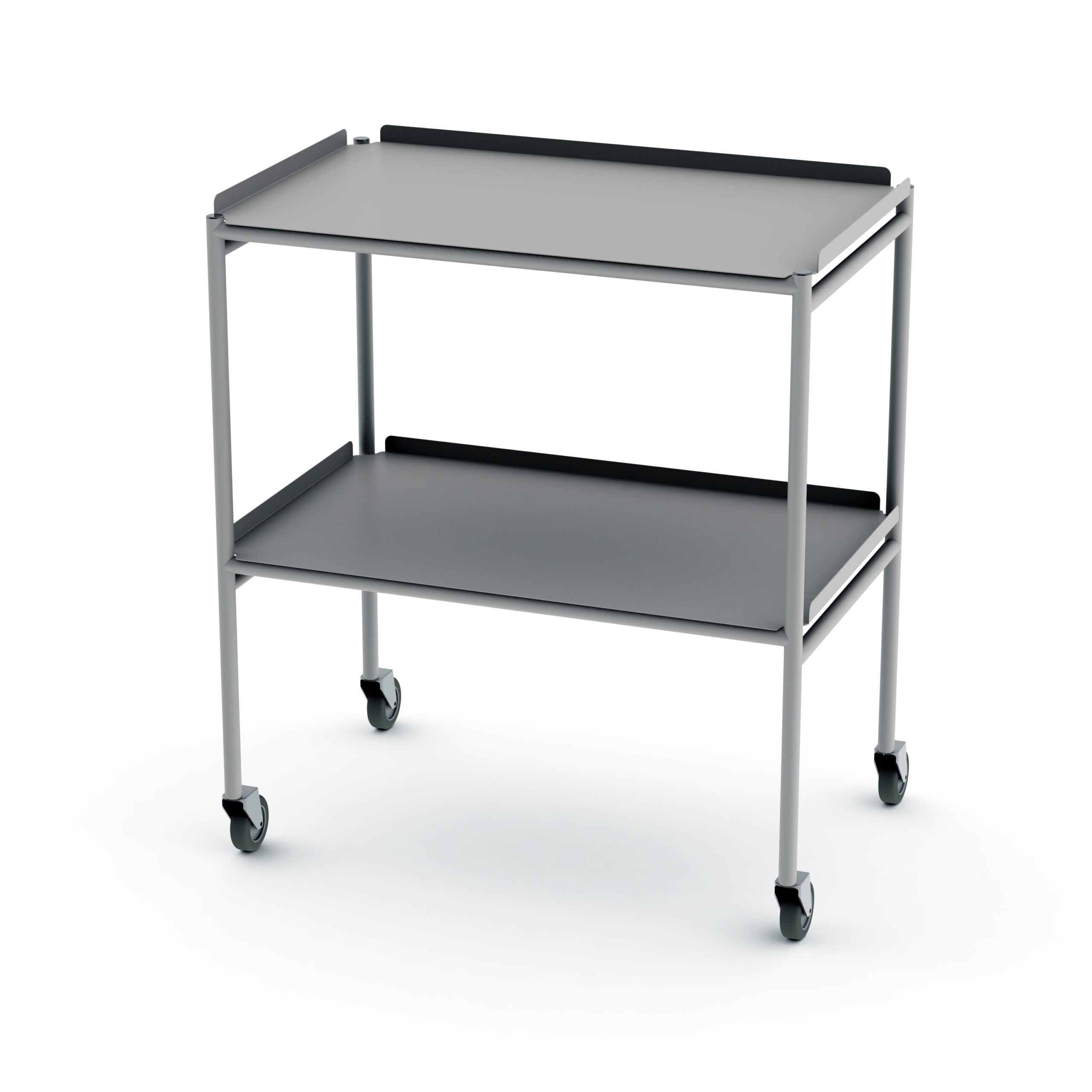 Stainless Steel Dressing / Instrument Trolley | Reversable Shelves - Image 3