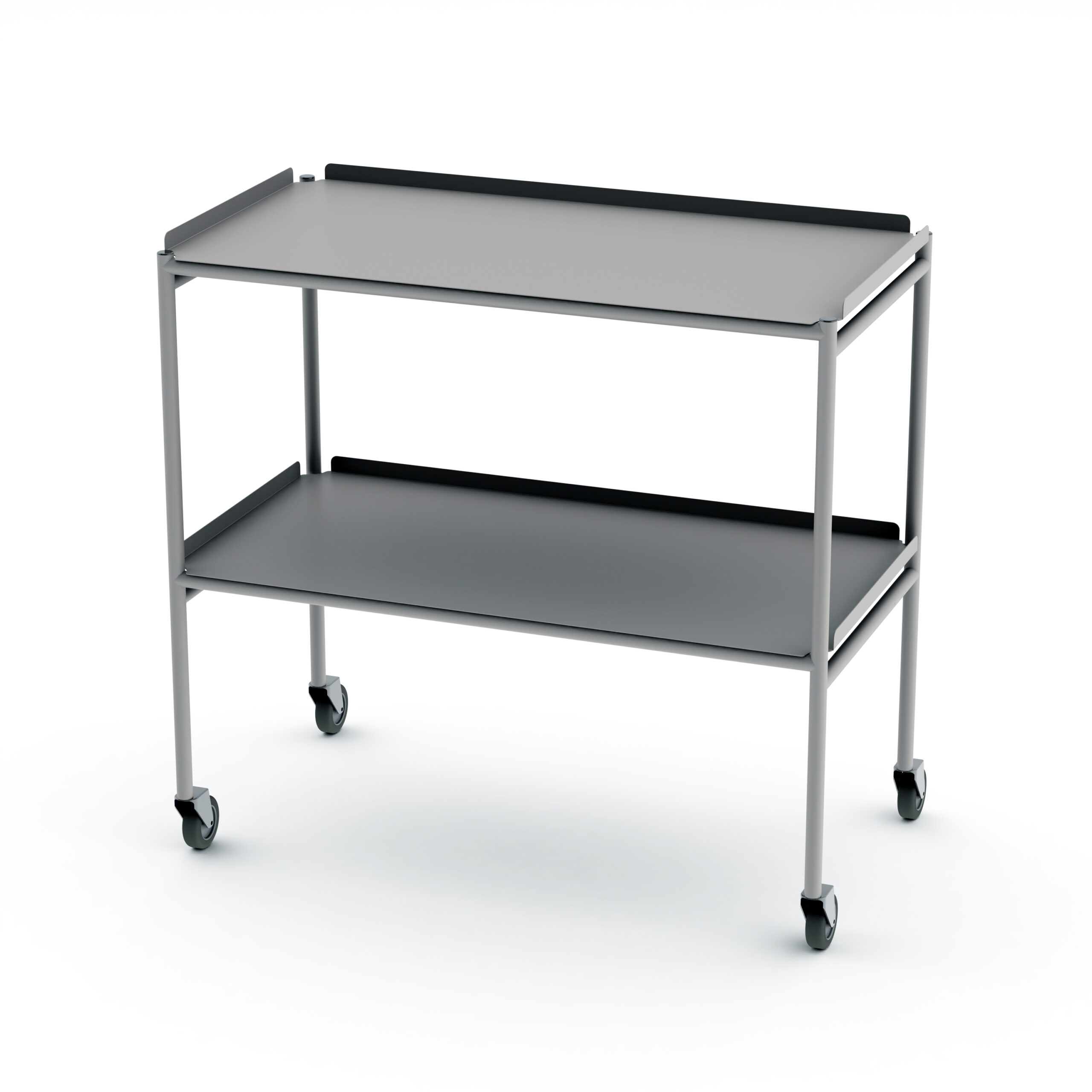 Stainless Steel Dressing / Instrument Trolley | Reversable Shelves - Image 4
