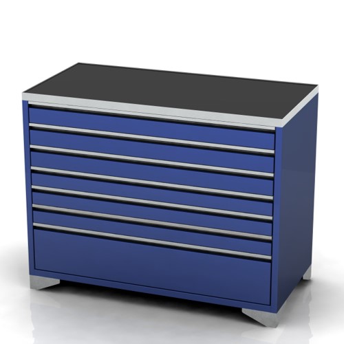 Drawer Unit on Feet | 1200mm Wide | 7 Drawer