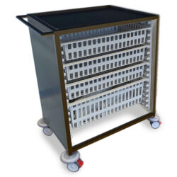 HTM71 Trolley | Single Column | Stainless Steel