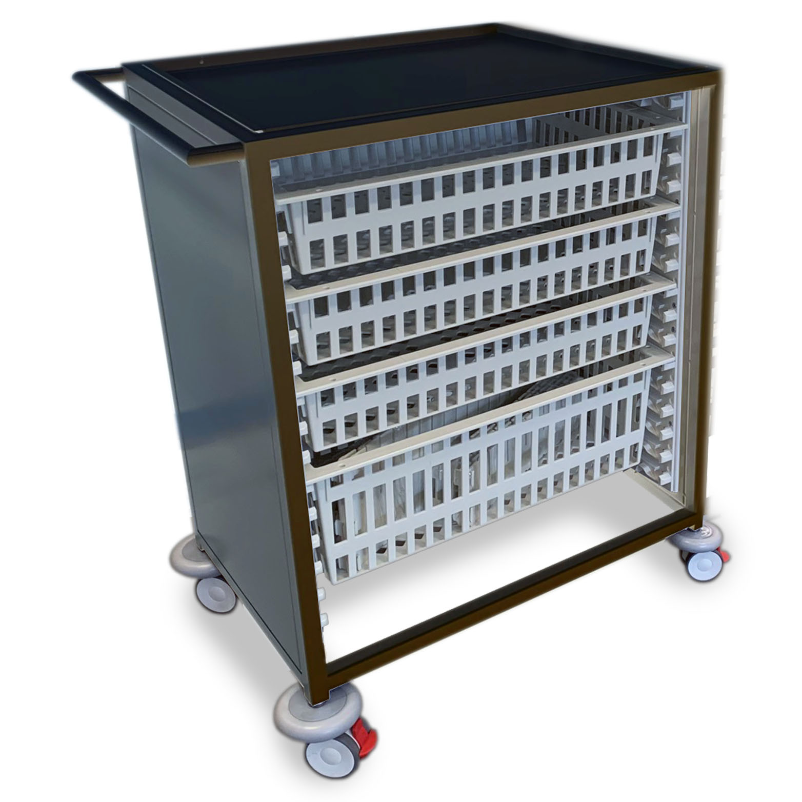 HTM71 Trolley | Single Column | Stainless Steel