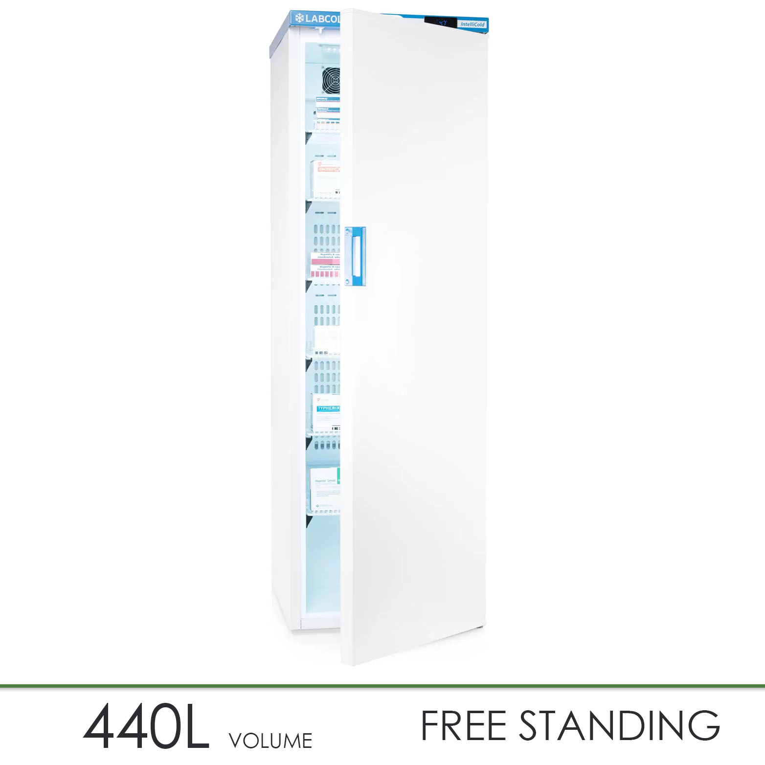 Labcold Pharmacy Fridge | RLDF1519DL | 440L | Solid Door