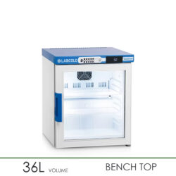 Labcold Pharmacy Fridge | RLDG0119DL | 36L | Glass Door