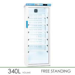 Labcold Pharmacy Fridge | RLDG1019DL | 340L | Glass Door